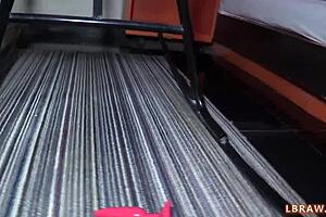 thai tranny bua takes bareback anal pounding