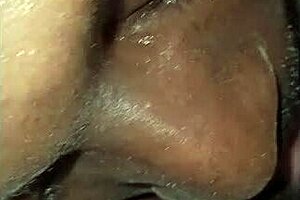 fat ebony bbw takes monster bbc deep anal creampie webcam closeup