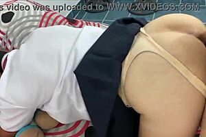 PERVY GUY FUCKS ME DOGGY Kitchen CUM COVERED