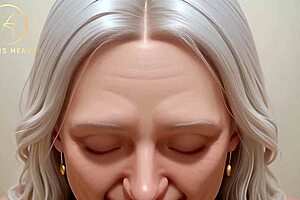 Hot Gilf Delivers Intense Blowjob in Changing Room POV