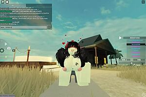 Athletic whore BENT OVER for DEEP ANAL RIDING in wet bedroom