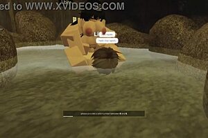 quick hard fuck with my fwb litfrith in roblox gets me off