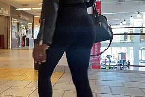 yoga pants hug curves perfectly this season 👙 candid views