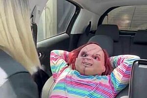 Chucky safado ravages tiffanny's big ass pussy cowgirl on halloween night