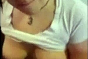 Kandy Kane's fat tits gag on cock in sloppy deepthroat frenzy!