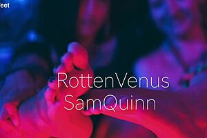 finally, my big latina feet get licked and sucked for the first time ever