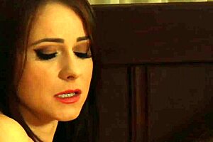 little submissive lesbian slave sneaks fingers into her furious madame's wet pussy during domination play