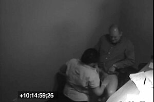 Fat secretary with huge boobs sneaks blowjob on boss 😍