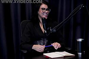 Carla Santos Craves More Anal Sex in Sheer Red Lingerie Fetish