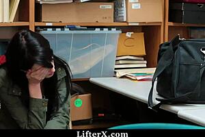 Skinny shoplifter faces punishment in garage