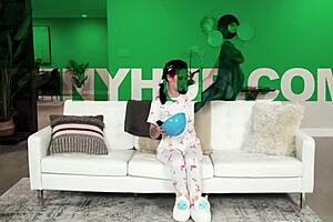 her first steamy creampie payoff