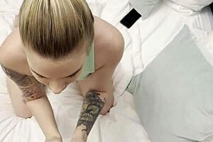 hey my hot blonde roommate why you suckin my cock so greedily