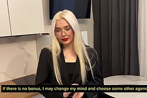 Heart Races Fucking Sexy Blonde Realtor’s Juicy Big Ass Passionately