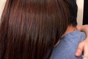 skinny japanese classmate virgin sucks small cock cim home alone uncensored 😘🍆