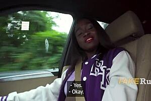 black colombian babe flashes pussy outdoors for cash sex