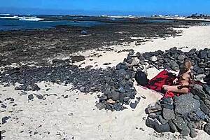 german skinny blonde fucked hard doggystyle creampie fuerteventura beach