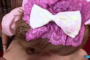 damn, this cutie deepthroats that monster cock and swallows every drop nastily