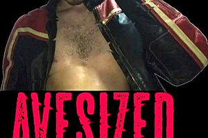 skinny solo dude rests balls on sink for monster cumshot