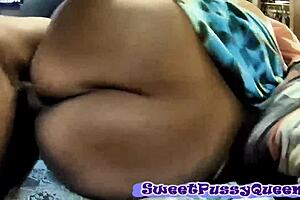 black bbw takes side pounding with creamy finish on her thick ass