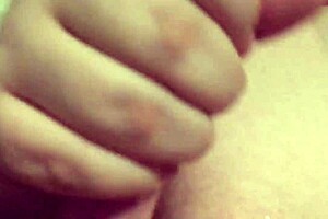 chubby wife strokes pov handjob over hairy pussy in slow motion cumshot