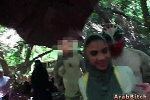 Arab Student Pounds Hot Arabic Beauty In Wild Outdoor Fuck!
