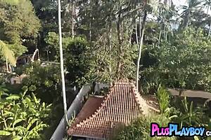 Olivia Preston's flawless body shines as she strips outdoors teasingly