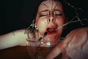 Emo Whore Bound And Piss Punished Hard!