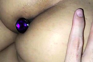 Latin College Girl Skips Class to Tease Perfect Ass with Toys Up Close