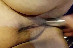 this bbw grabs her vibrator and pleasures her fat pussy