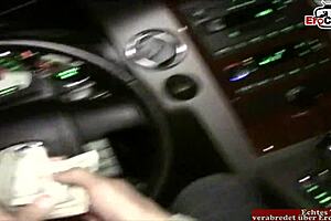 SKINNY BLONDE SLUT RIDES FOR SMALL TITS CREAMPIE