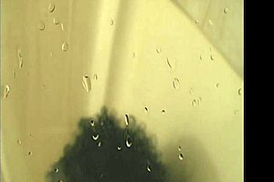 Island hottie from trinidad showers in steamy ebony bath