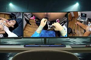 Tempting nurse michelle spreads for tampa's entrance exam