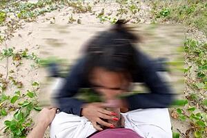 big ass ebony slut takes beach anal creampie from voyeur big cocks