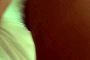 big tits babe gives blowjob then exposes wet shaved pussy