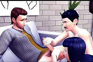 Solo guy masturbates until hot threesome cum explosion hits