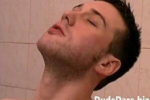 horny italian men kiss grope fuck hard in sauna orgy frenzy