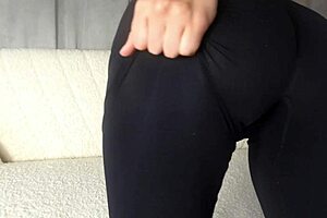 Indian Big Ass Girlfriend Sucks Cock in Leggings Then Fucked 4K