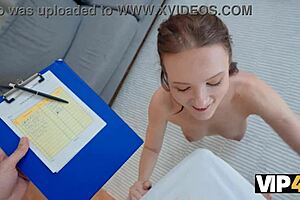 russian flexible slut trades first anal for apartment stay