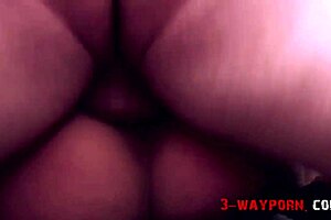 this dude's so fucking lucky with big ass big tits 3-way pounding 😍💦