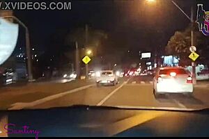 Bruna Santiny gulps down massive black cock in raw blowjob frenzy