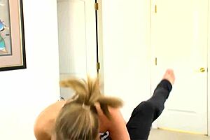 lia lor's hairy pussy stuffed full with choking monster cock riding