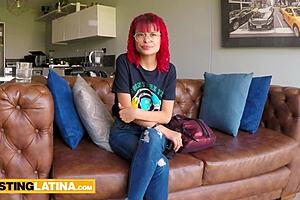 petite colombian teen melissa moans on first huge cock interview 😩🍆