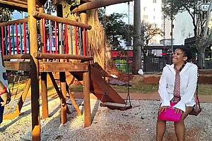 Grabbed hot babe for intense anal creampie and wild outdoor domination