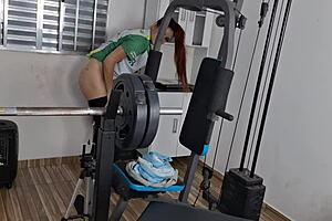 crossdressing employees sneak away to storeroom for hot public office hookup