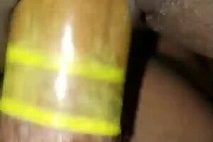 quick tinder hookup bends ebony bbw over for doggystyle pounding