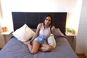 First Casting Peruvian Latina 18 Year Old Teases in Interview Part 1