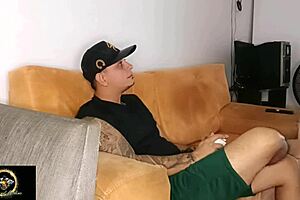 Curvy ebony teases before receiving her deep satisfaction