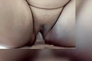 Kataleya bbw latina gapes on thick bed cock