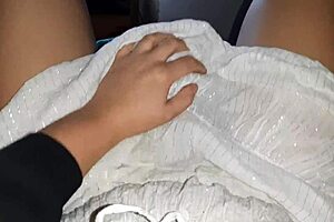 my shy girlfriend licks my pussy perfectly