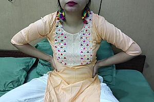 Horny indian milf seduces young stud wildly